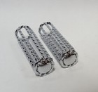 Og Lowrider Classic Twisted Chrome Handlebar Bike Grips  Cruiser Custom Bicycle