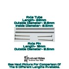 Axles 10 Sets 22mm For 1 64 Scale Custom Restoration Real Rider Hot Wheel