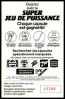 1987-88 Post Card Ticket Rare Pepsi Burger King  Michel Goulet Nordiques