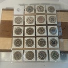 Lot Of 19 Vintage New Jersey Wooden Nickels Tokens Wood Coin Collection