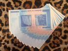 Lot Of 20  Zimbabwe 100 Trillion Dollar Banknotes     Aa 2008  uncirculated 