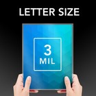 Laminating Sheets  Self Adhesive Pouches  Letter Size  Glossy  3 Mil  Selfsea   