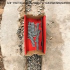 Hilti X-c 20 G3 Mx Concrete Nails - Pack Of 900 Nails 20mm With Gc41 Gas