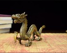 Chinese Collection Of Handmade Bronze Dragon Sculptures And Home Furnishings