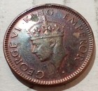 1941 British India  1 12 Anna Km  527 Au Rainbow Toned