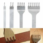 Leather Craft Punch Tools Kit Stitching Carving Working Sewing Saddle Groover Us