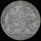 1889  1897  Ethiopia 1 Birr     Vg Very Good     Silver Coin Lion Judah 39aj