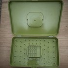 Green Plastic Sewing Thread Spool   Needle Storage Box Case  Spool bobbin