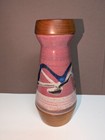 Vintage David Collier Signed Handmade Wood   Ceramic Kaleidoscope
