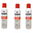 Zippo Lighter Butane Fuel X3 Cans 5 73oz   162g    free Shipping  