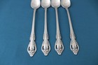 4 Iced Tea Spoons Oneida Community Brahms Stainless Light Use 7 1 2 