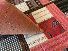 Antique Strawberry Pin Cushion  Pink Velvet  Straw Stuffed  Hand Made