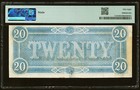 1864  20 Confederate States Of America T-67 - Pmg 58 - Pq 