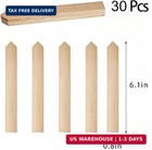 30pcs Plant Labels 6in Wooden Plant Markers garden Label Stakes garden Markers F