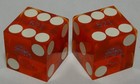 Vintage Dice From Caesars  Hotel   Casino Las Vegas  Nevada Matching 521
