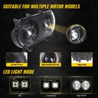 Led Headlight Drl Projector Amber Turn Signal Side Marker For Road Glide 2015-23