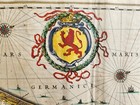 1640 Map Of Hollandia Comitatus Netherlands By Willem Blaeu Antique Authentic