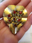 Lot Of 3 Large Antique Vtg Dress  Shoe   Clips -rhinestone 