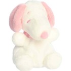 Aurora   Palm Pals    Peanuts Snoopy Pink   White    5 Inch Stuffed Animal Toy