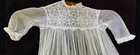 Antique Edwardian Hand Done Whitework Embroidered  Christening Gown  Zz560