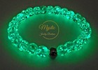  free Shipping   Mystic Firefly Custom Bracelet Lampwork Glass Glow In The Dark