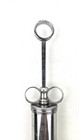 Antique Vintage Brass Chrome Medical Needle Syringe