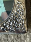 Beautiful Vintage English Repousse Sterling Silver Picture - Photo Frame