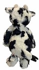 Jellycat London Original Bashful Calf 12    Plush Lovey Black White Cow