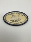 Very Rare Early 1900 Sanitary Beautiful Parlors Advertising Pocket Mirror As Is