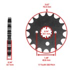 Front Drive Chain Sprocket For Suzuki Gsx1300r Hayabusa  Le 1999-2007 Teeth 17