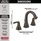 Delta Portwood Widespread Bathroom Faucet Venetian Bronze-certified Refurbished