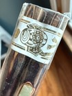 Vintage 1985 Japanese Chopsticks Inlaid Design With Gold Tone Character Script