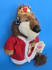Applause Ticklers King Hearts Lion Plush Stuffed Animal 12  Tags Card Usa Seller
