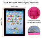 Educational Learning Tablet Toys For Kids Toddlers Age 1-6 Years Old Boys Girls