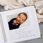 Keepsake Baby Memory Book For Boys And Girls     Timeless First 5 Year Blue 