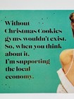 Christmas Card Funny Christmas Cookies Gold Foil Design Design Card New