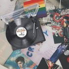 Vintage Style Bluetooth Turntable With Built-in Speaker Three Speed Options