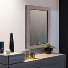 Rustic 20x28  Wall-mounted Mirror With Large Wood Frame For Home Decor