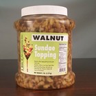 Wet Walnut Ice Cream Topping   Half Gallon Jar