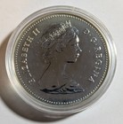 1980 Proof  500 Silver Dollar Canadian Dollar Polar Bear  a7 