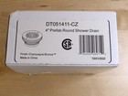 Delta Dt051411-cz 4  Prefab Round Shower Drain  Champagne Bronze Open Box New