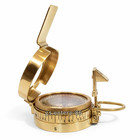 Solid Brass Mark Iii Prismatic Compass Vintage British Military Collection Gift