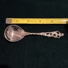 Vintage Norway 830s Silver Sugar Spoon Brodrene Lohne Dobbel Rokokko Boxed 5 