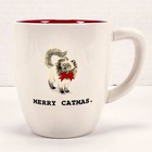 Rae Dunn Artisan Collection By Magenta Merry Catmas Christmas Kitty Cat Mug 4 5 