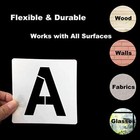 Alphabet Letter And Number Stencils 4 Inch - 40 Pack Letters And Numbers Sten   