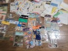 Huge Lot Of Scrapbooking Items binder  Stickers  Die Cuts  Idea Books  Stencils