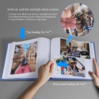 Photo Album With Writing Space 50 Pages Linen Cover Compact Commemorative Album