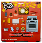 Teeny Tinies Sunday Sauce Mini Dollhouse Miniatures 15 Piece Set Rms 6  New