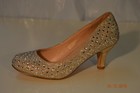 Evening Prom Luxery Rhinestone Low Heel Shoes For Women  bertha 9 