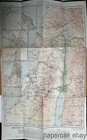 Original 1934 Survey Of Palestine Motor Map